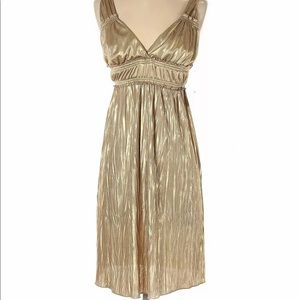 Fire Los Angeles Women Gold Cocktail Dress S $60